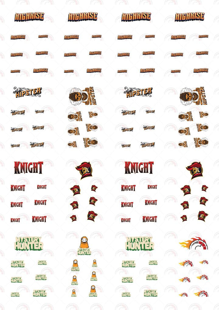 High Rise Vehicle Decals