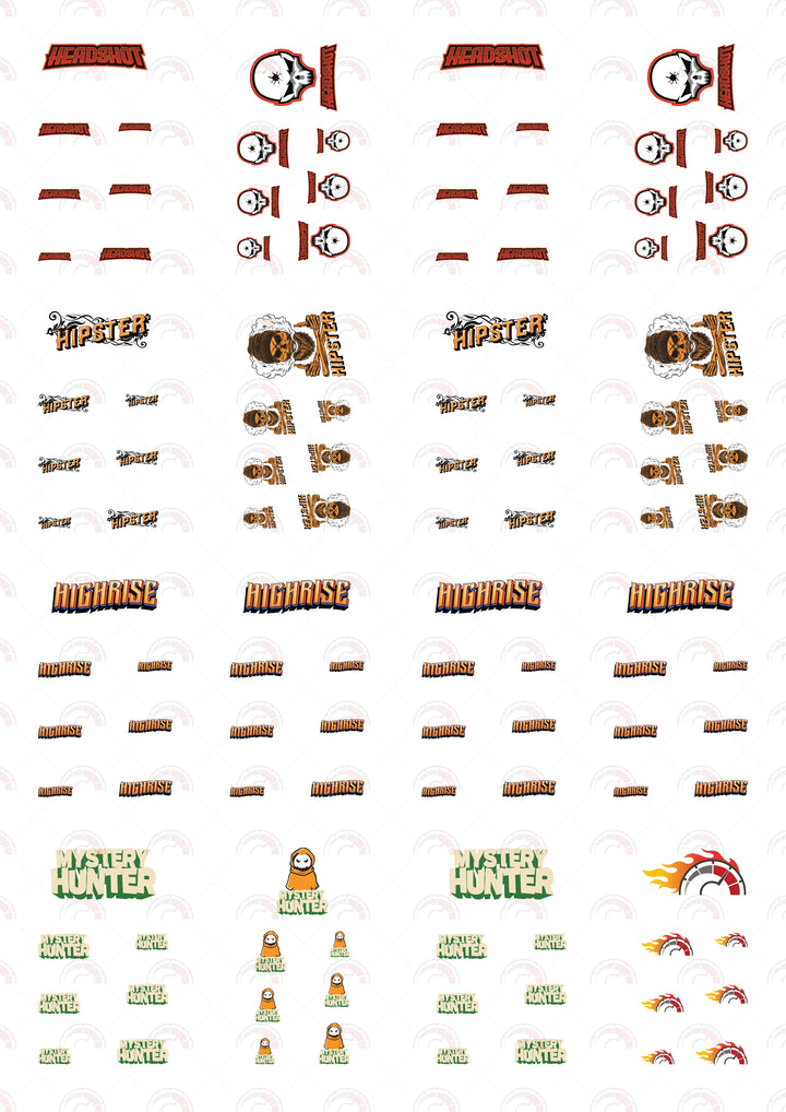 Headshot Vehicle Decals