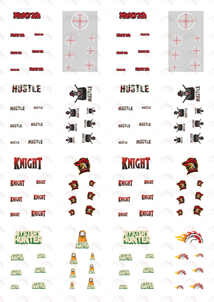 Hunter Play car Decals