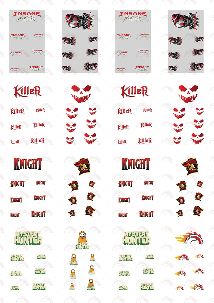 Insane Fear Play car Decals