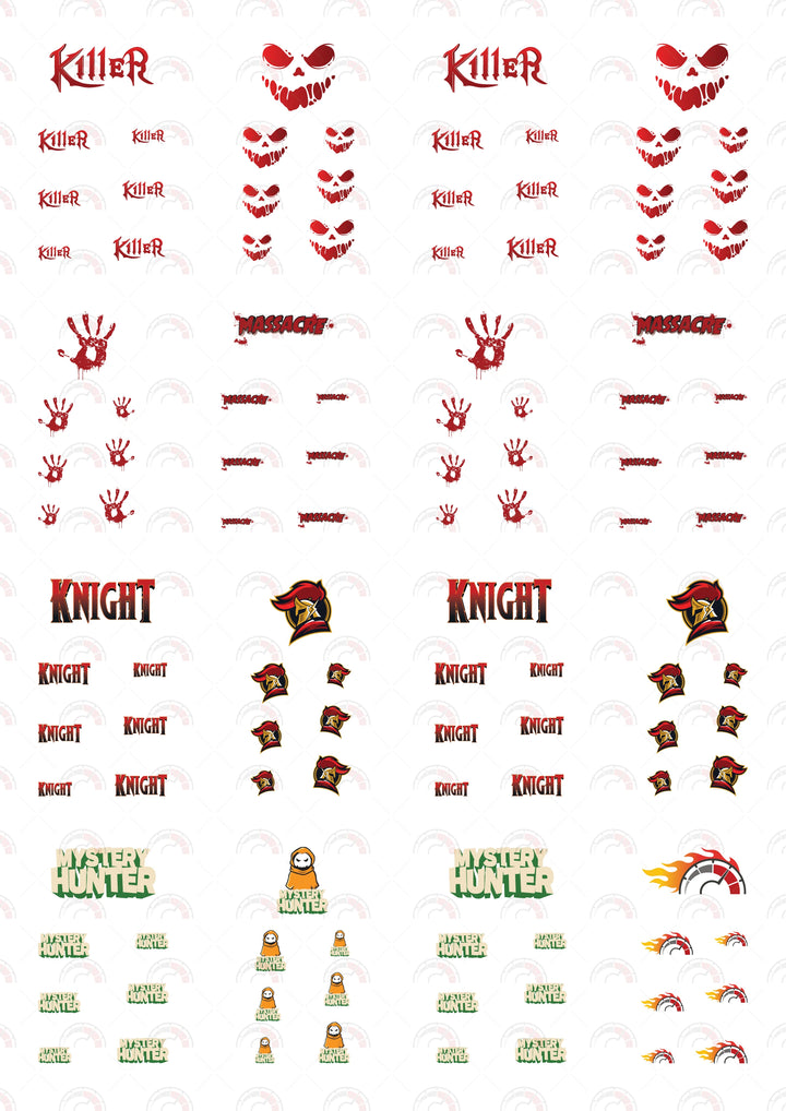 Killer model Car Decals