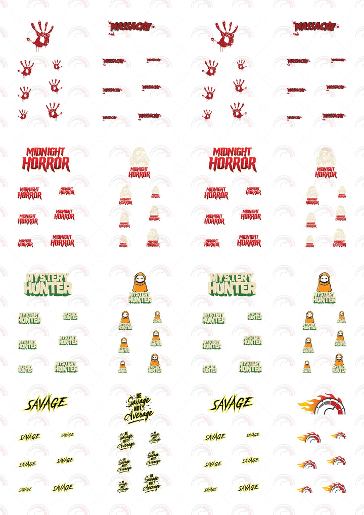 Massacre Car Decals