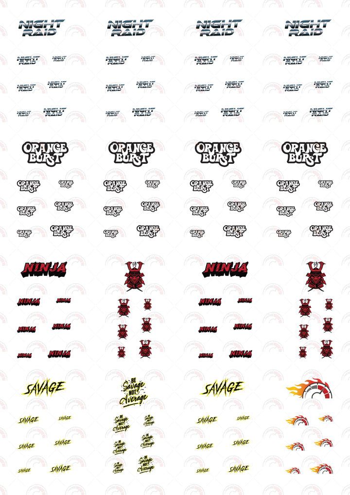 Night Raid Custom Car Decals