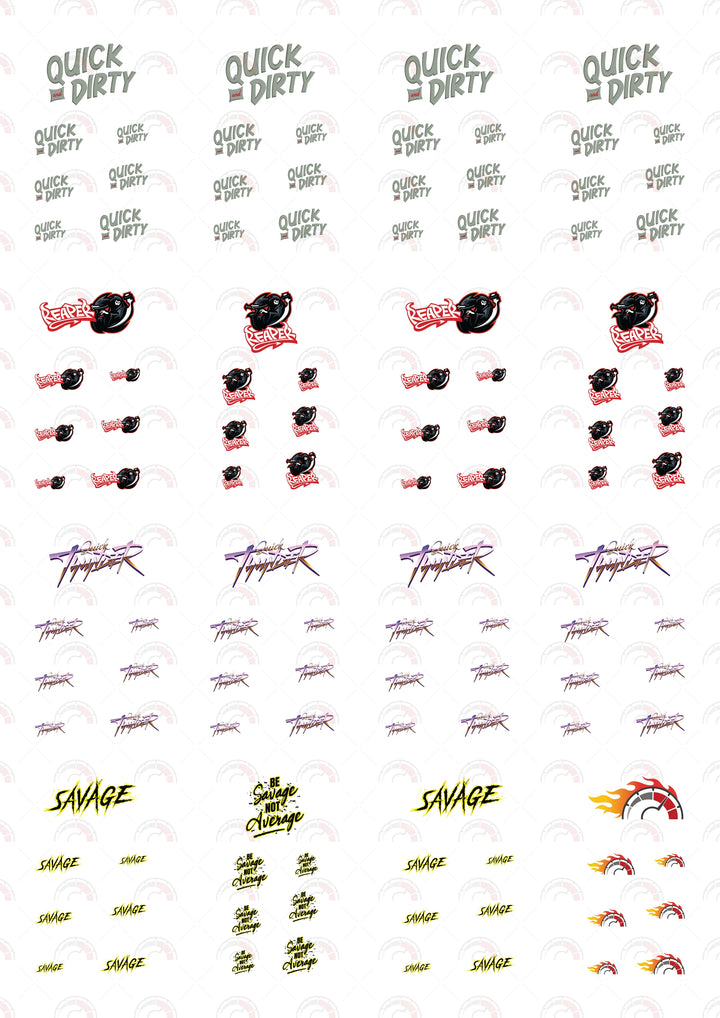 Quick and Dirty Play Vehicle Decals