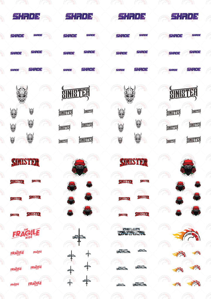 SHRDE Play Car Sticker Design
