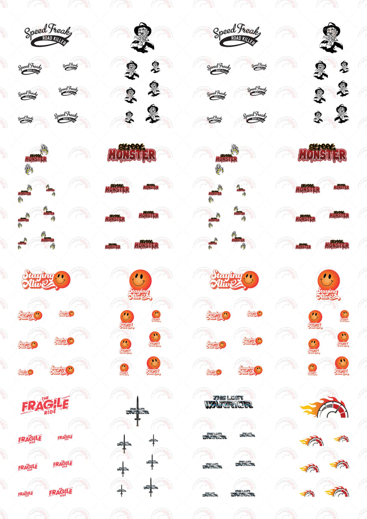 Speed Freak Road Killer 01 Car Decals