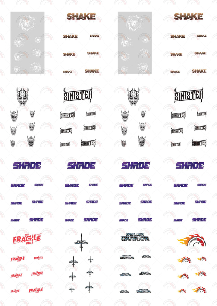 Shake Custom Car Decals