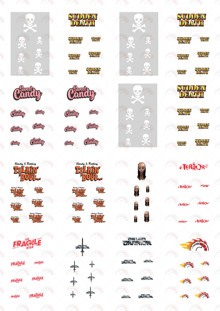 Sudden Death Custom Car Decals