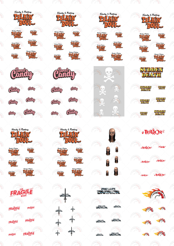 Talkin Bout Custom Toy Car Decals