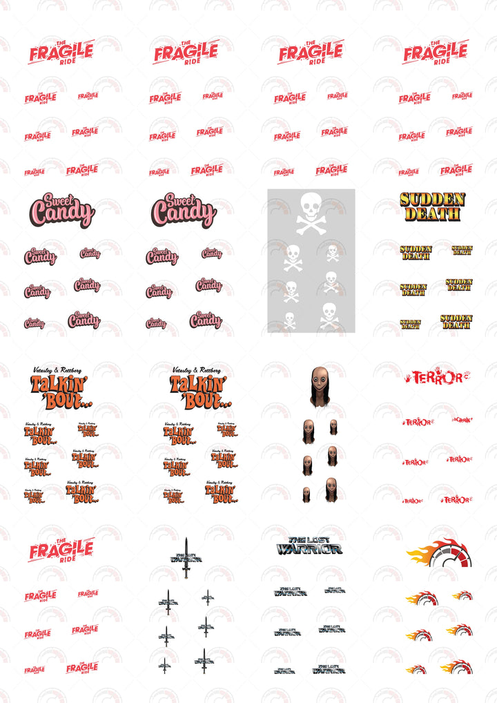 The Fragile Ride Custom Car Decals