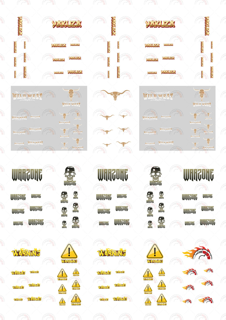 Yakuza Custom Car Decals