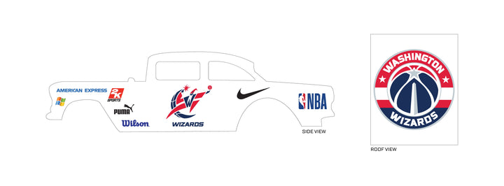 Washington Wizards Play Vehicle Decals