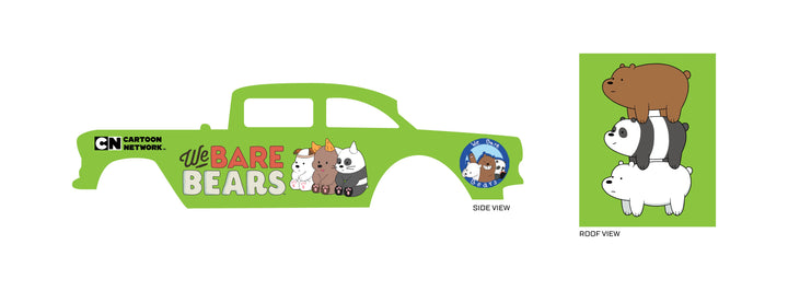 "We Bare Bears" Toy Car Sticker