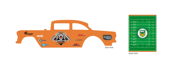 Wests Tigers Custom Car Decals