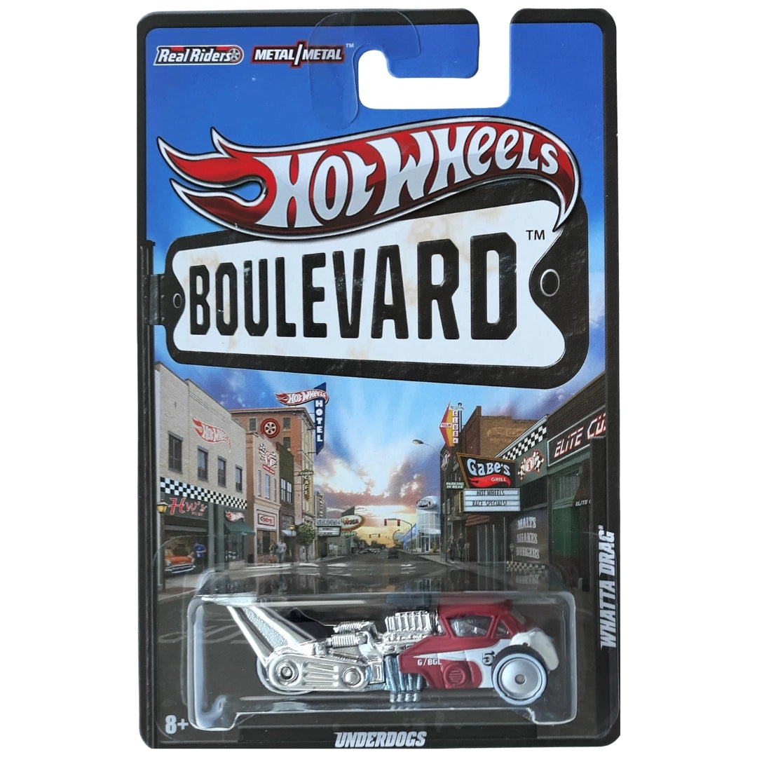 Hot Wheels 1:64 Whatta Drag Matte Red & White