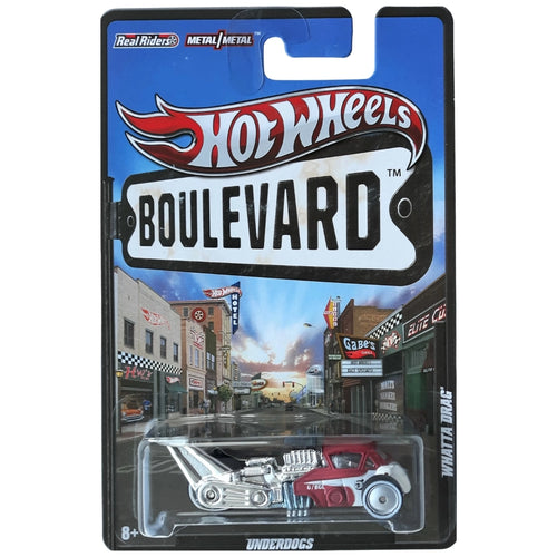 Hot Wheels 1:64 Whatta Drag Matte Red & White