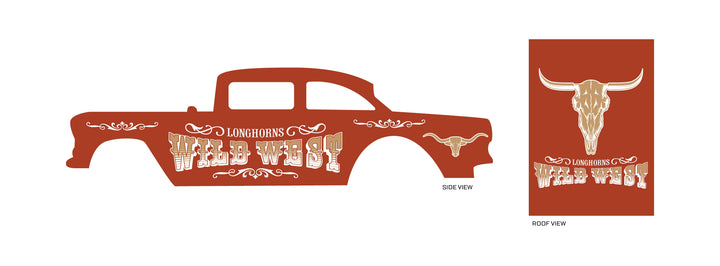Wild West model Car Decals