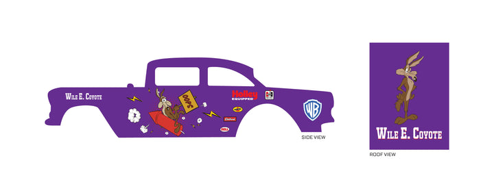 Wile E. Coyote Custom Model Car Decals