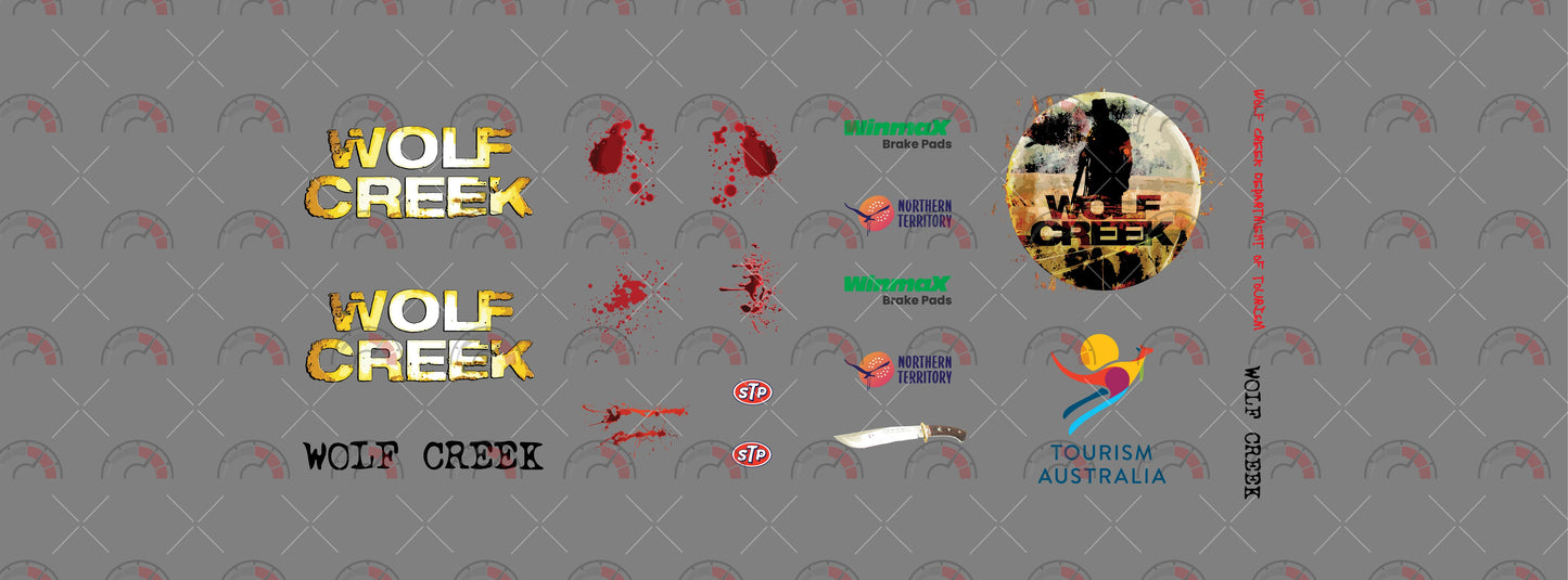 Wolf Creek 05 Design Toy Car Sticker