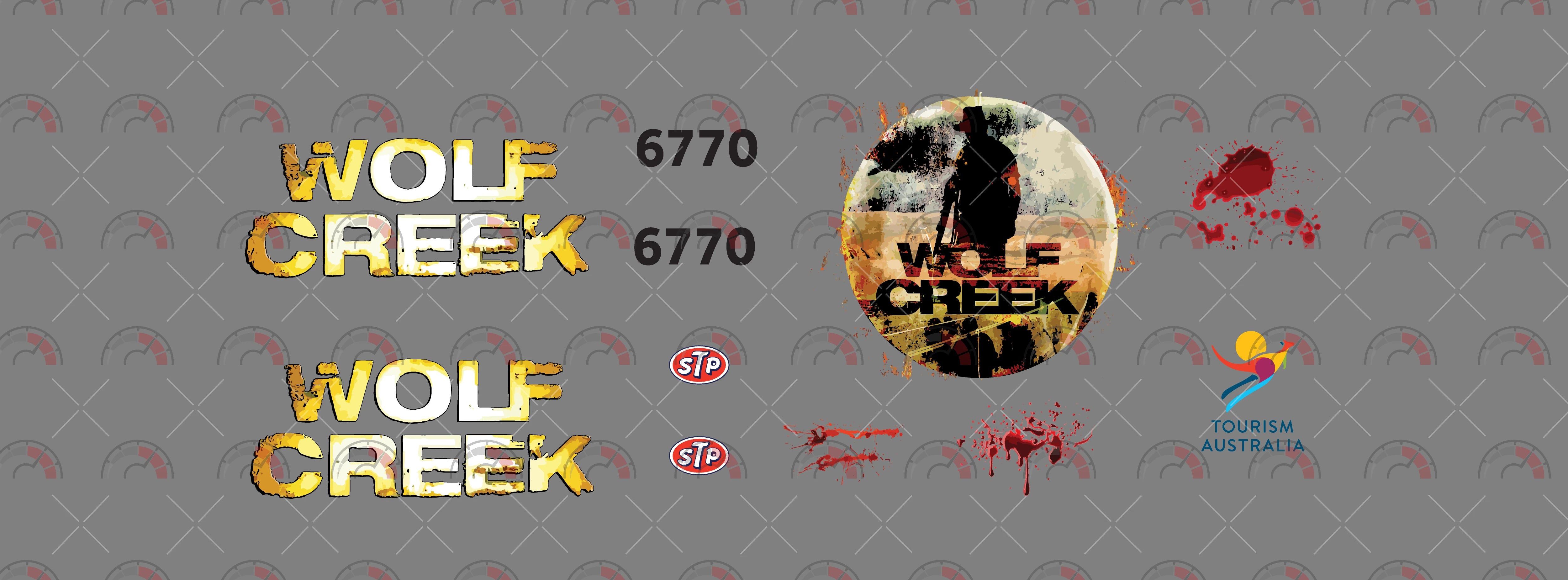Wolf Creek 11 Custom Car Decals