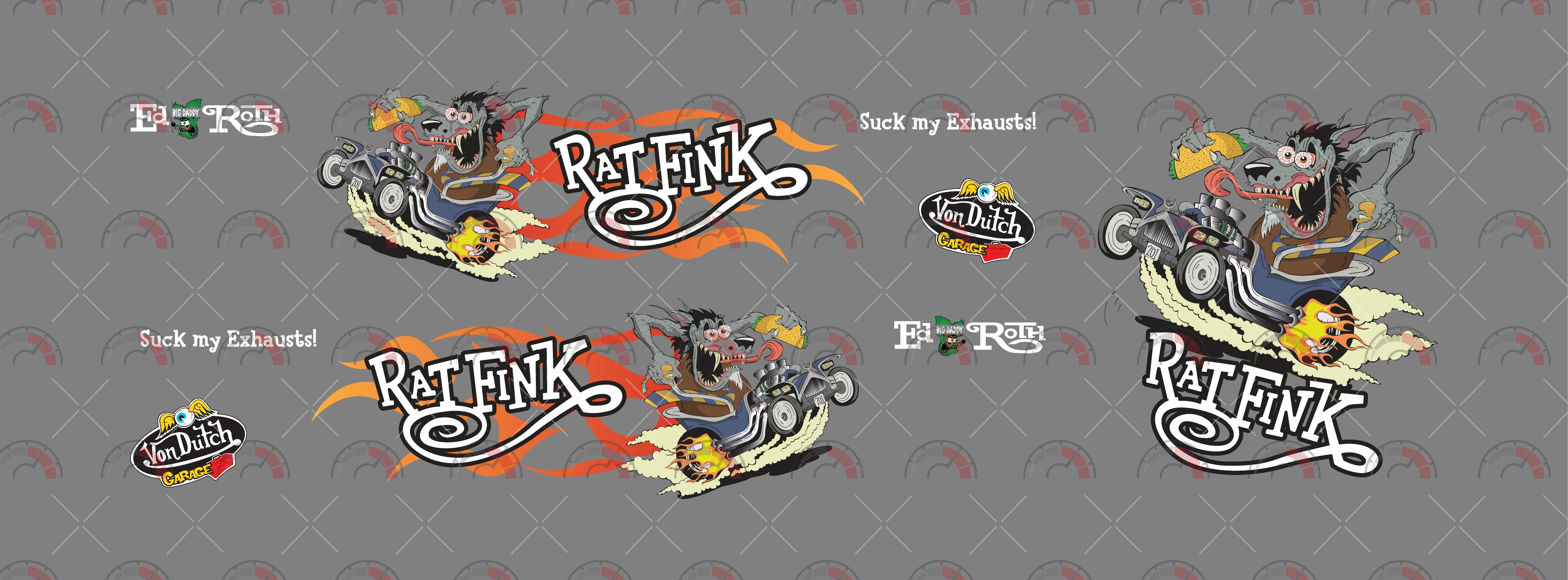 Wolf Fink Play Vehicle Decals