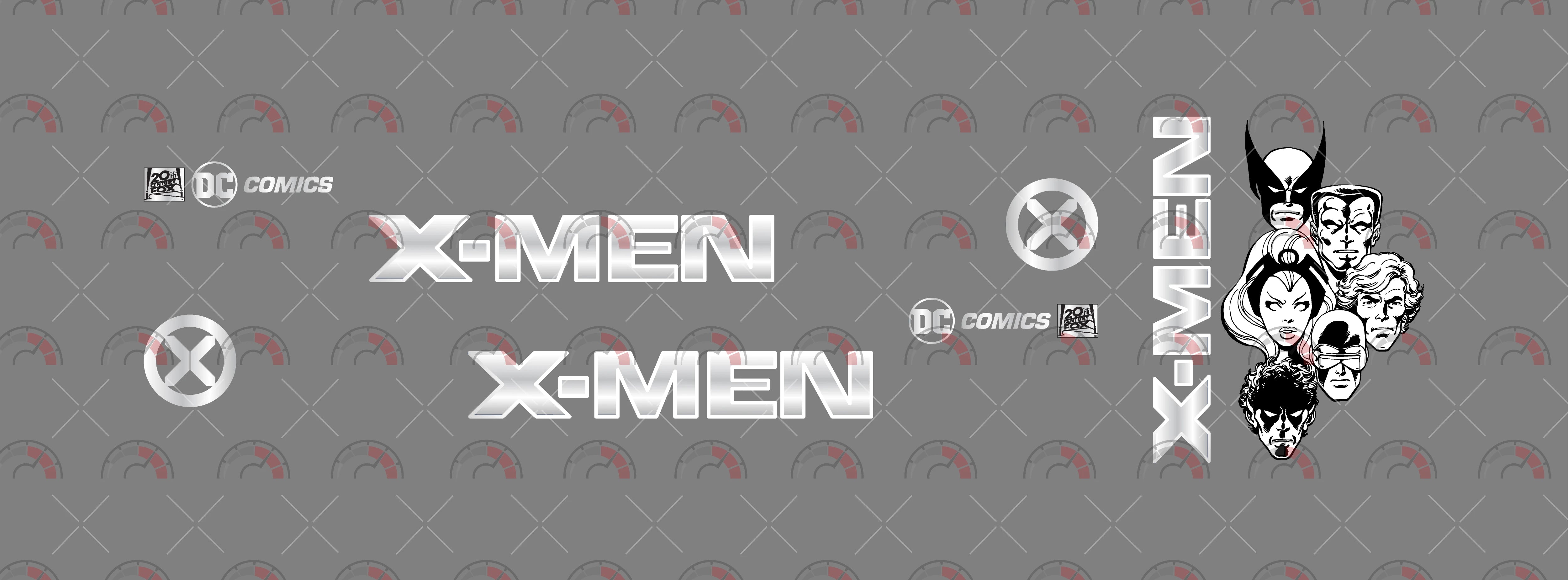 X-Men Design Toy Car Sticker