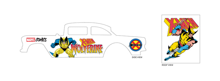 X-Men  Wolverine Toy Vehicle Decals