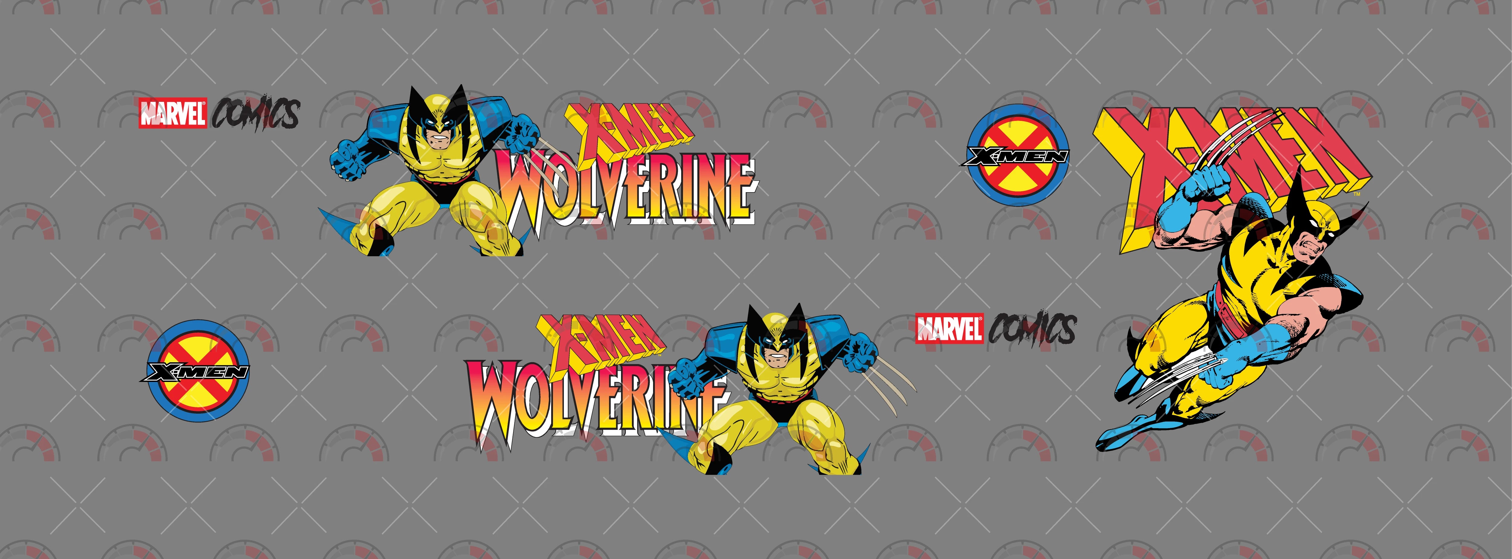 X-Men  Wolverine Toy Vehicle Decals