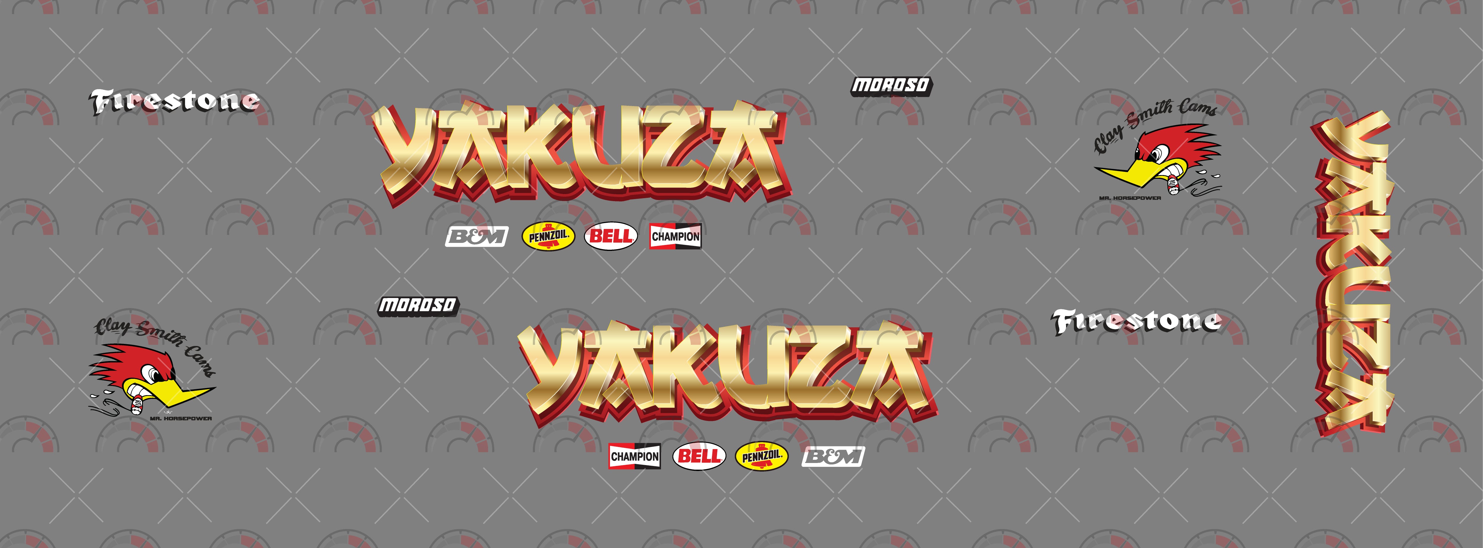 Yakuza model Car Decals