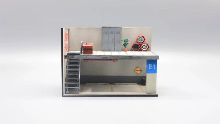 Your Garage Mini Diorama Display for 1:64 Diecast Cars