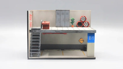 Your Garage Mini Diorama Display for 1:64 Diecast Cars