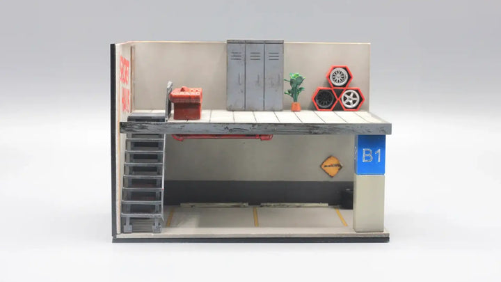 Your Garage Mini Diorama Display for 1:64 Diecast Cars