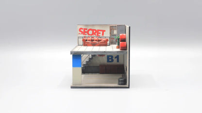 Your Garage Mini Diorama Display for 1:64 Diecast Cars