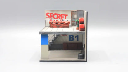 Your Garage Mini Diorama Display for 1:64 Diecast Cars
