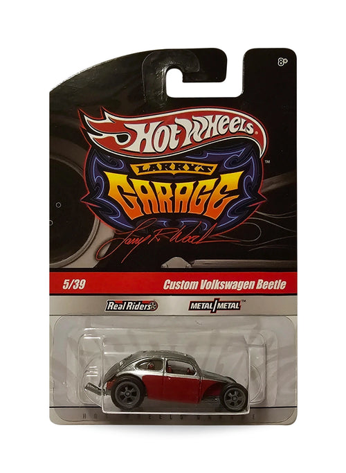 Hot Wheels Garage 2010 Custom Volkswagen Beetle 1:64 – Dark Red & Zamac