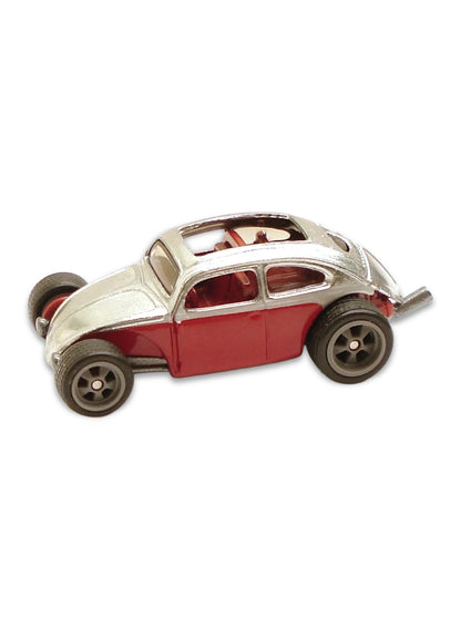 Hot Wheels Garage 2010 Custom Volkswagen Beetle 1:64 – Dark Red & Zamac