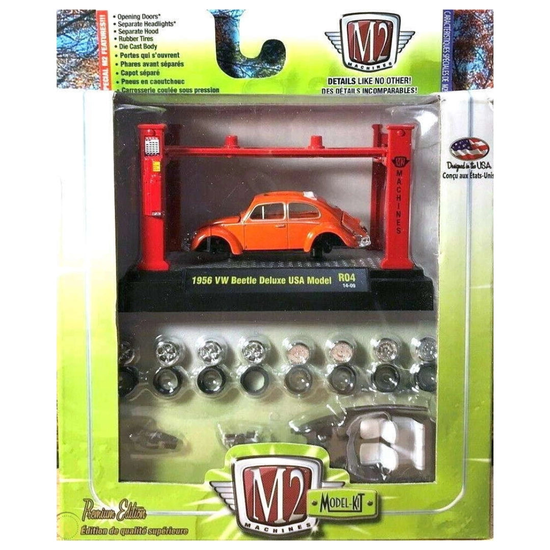1956 VW Beetle Deluxe USA Model - Orange (International Box)