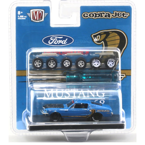 1968 Ford Mustang Custom - Blue (Black Hood)