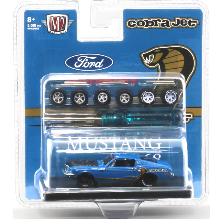 1968 Ford Mustang Custom - Blue (Black Hood)