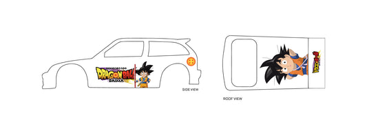 Goku Dragon ball Daima 05 car sticker