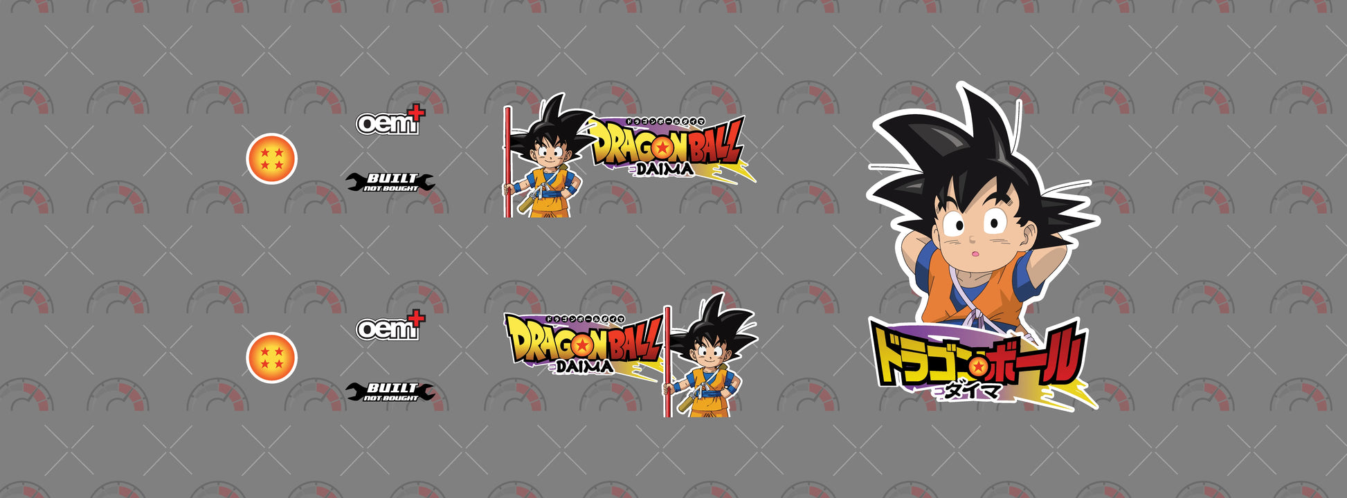 Goku Dragon ball Daima 04 model car decal
