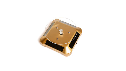 Solar Display Turntable with LED Lights